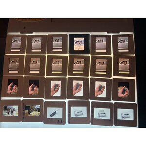 Felicia Martinez 35mm Photo Slides Lot Telecom Car Phone Pager Fax 1980s Vintage